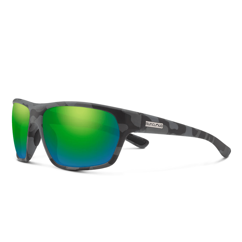Suncloud Boone - Matte Stonefish - Polarized Green Mirror Lens - Sunglasses - Fly Fish Food