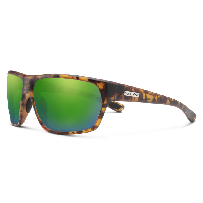 Suncloud Boone - Matte Tortoise - Polarized Green Mirror