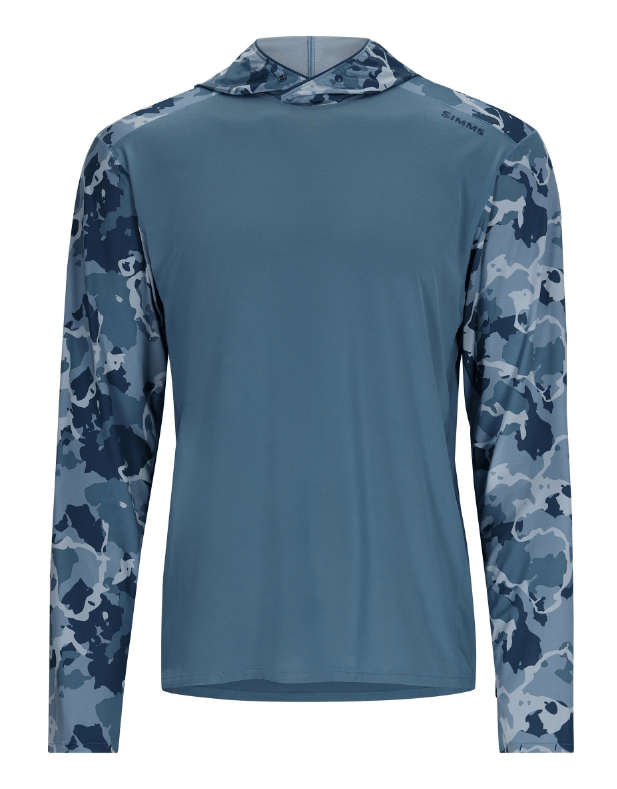 Simms M's Bugstopper SolarFlex Hoody - Neptune/Regiment Camo Neptune - Apparel - Fly Fish Food