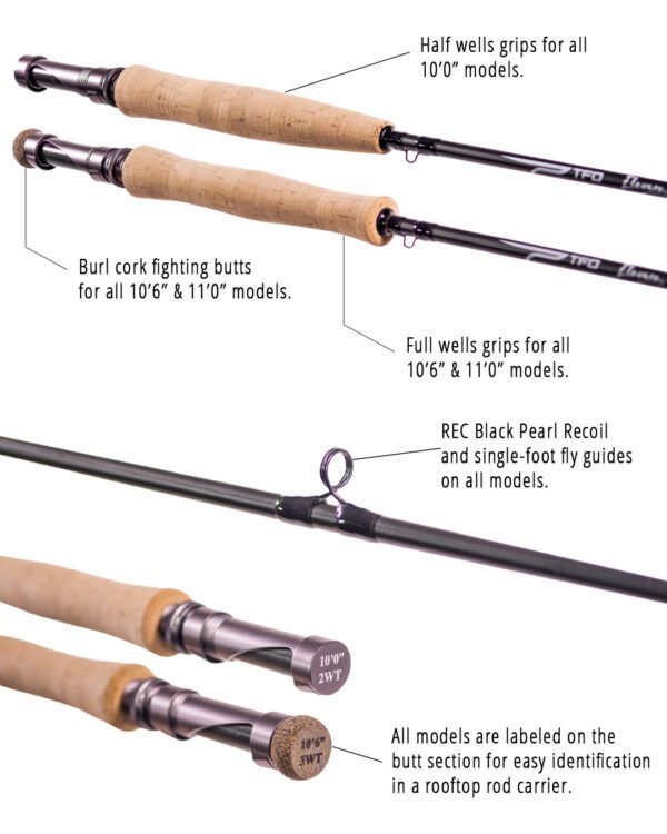TFO Stealth Fly Rod (10'6 TFO Stealth Fly Rod (10'6