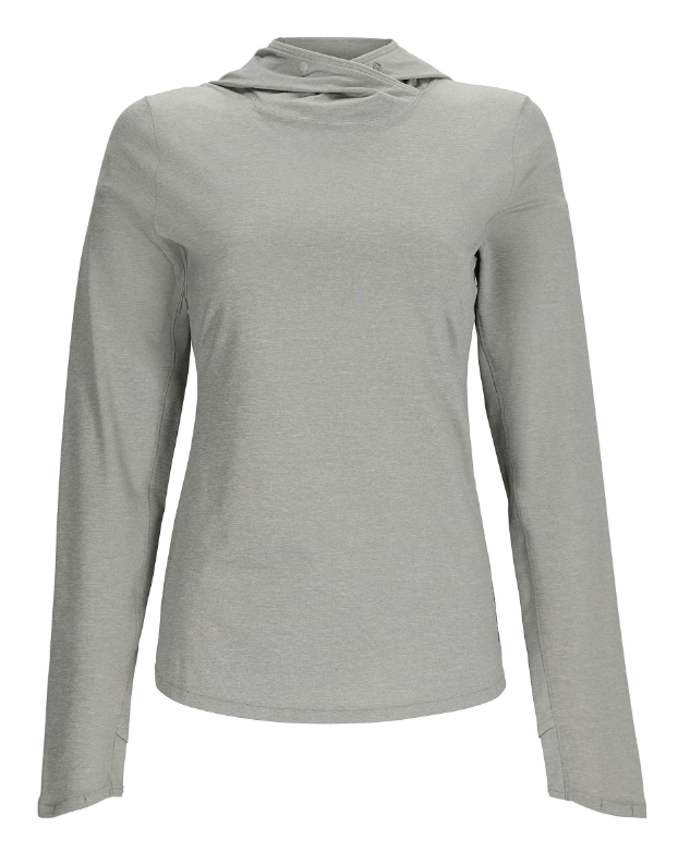 Simms W's SolarFlex Hoody - Cinder Heather - Apparel - Fly Fish Food