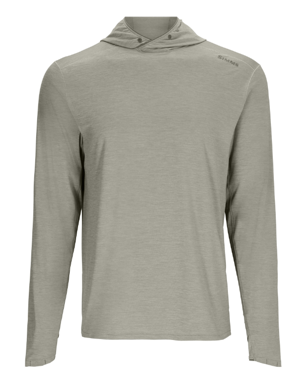 Simms M's SolarFlex Cooling Hoody - Cinder - Apparel - Fly Fish Food