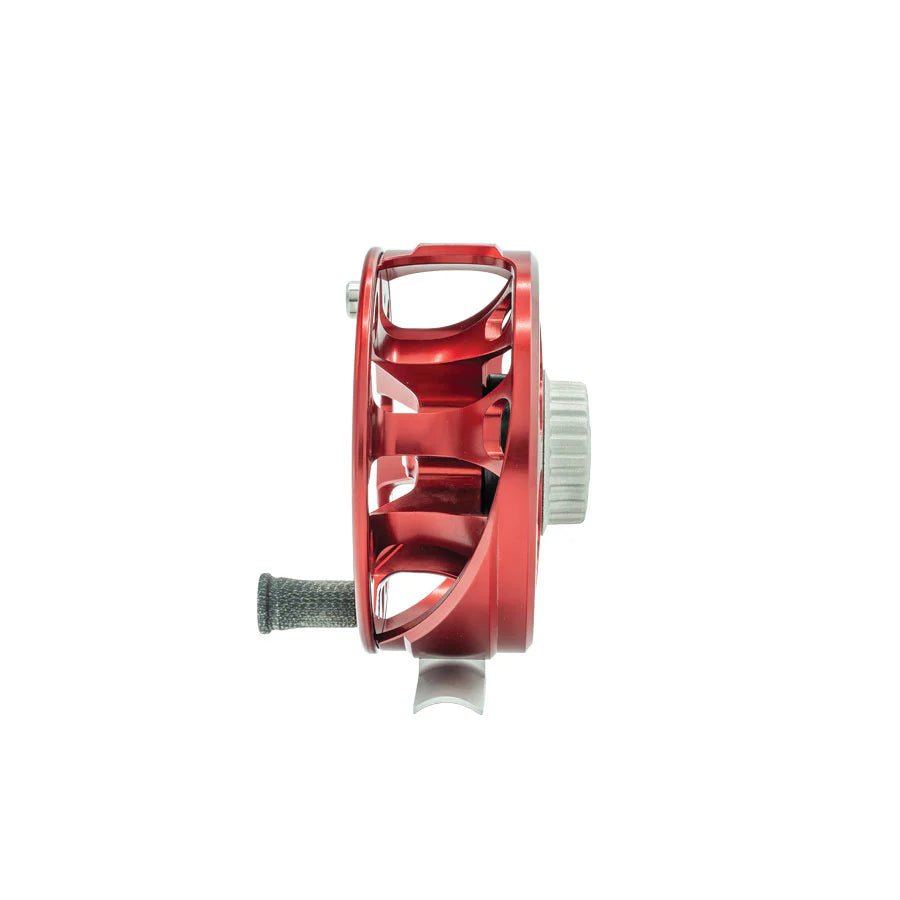 blue fish sweet reel red made in Ross Cimarron Crimson Red Fly Reel