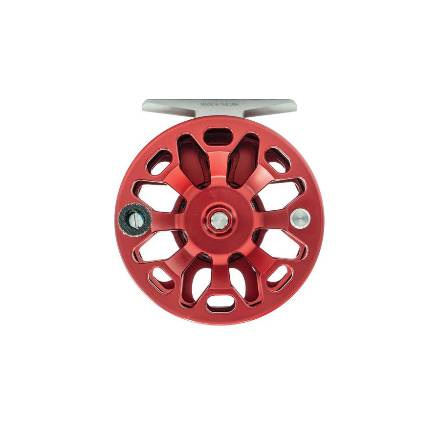anodized fly reel Ross Cimarron Crimson Red Fly Reel