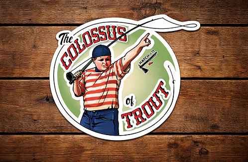 The Colossus Of Trout Sticker