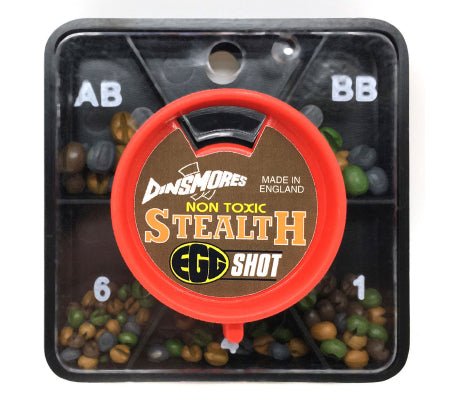 Dinsmore 5 Shot Tin - Stealth - Indicators & Split Shot - Fly Fish Food