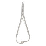 Mitten Clamp, 5-1/2", Satin, Straight