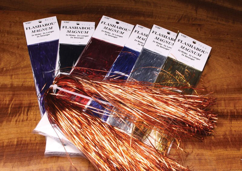 Flashabou Magnum - Pearl - Synthetic Fibers & Flash - Fly Fish Food