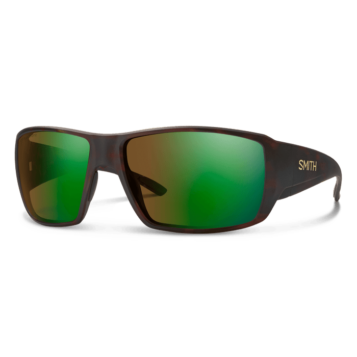 Smith Guide's Choice Sunglasses - Matte Tortoise + ChromaPop Glass Polarchromic Brown Green Mirror - Sunglasses - Fly Fish Food