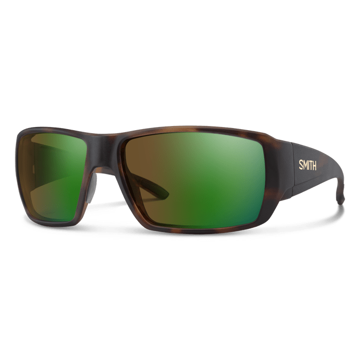 Smith Guide's Choice XL Sunglasses - Matte Tortoise ChromaPop Glass Polarchromic Brown Green Mirror Lens - Sunglasses - Fly Fish Food