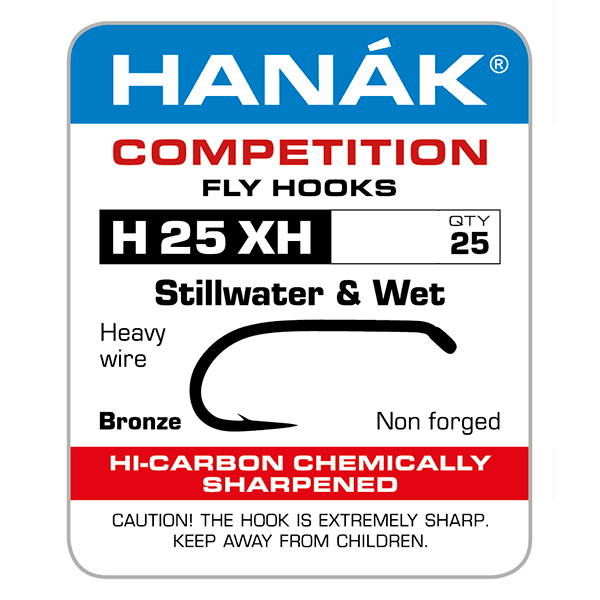 Hanak H 25 XH Stillwater & Wet Barbed Hooks - Hooks & Shanks - Fly Fish Food
