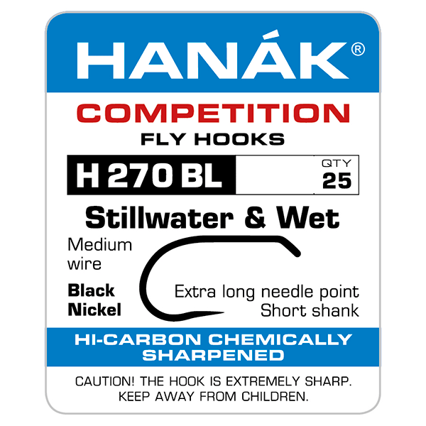 Hanak H 270 BL Stillwater & Wet Hooks - Hooks & Shanks - Fly Fish Food