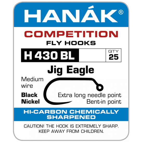 Hanak H 430 BL Eagle Jig Hook - Hooks & Shanks - Fly Fish Food