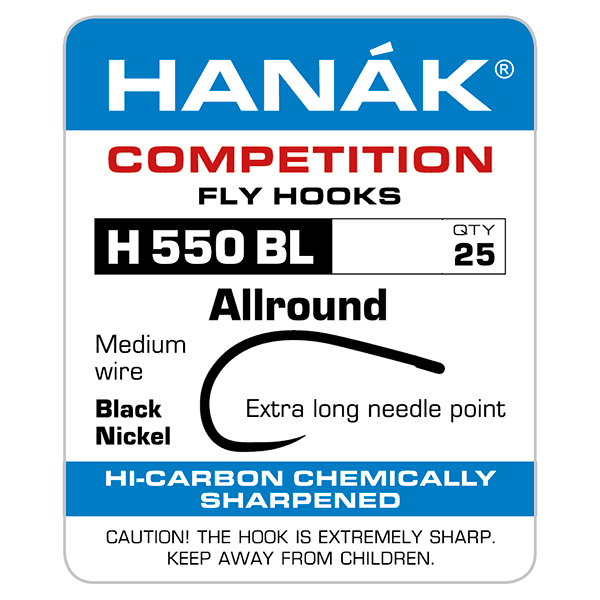 Hanak H 550 BL Allround Long Shank - Hooks & Shanks - Fly Fish Food