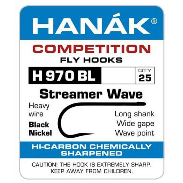 Hanak H 970 BL Streamer Wave Hooks – Fly Fish Food