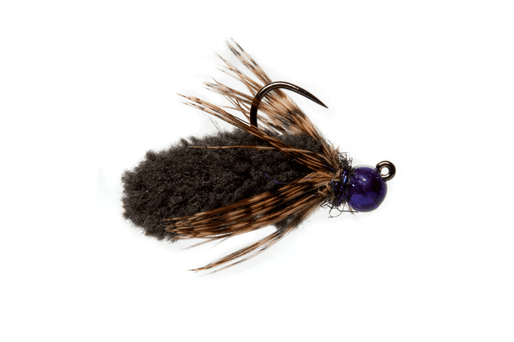Mop Fly Black Barbless - Flies - Fly Fish Food