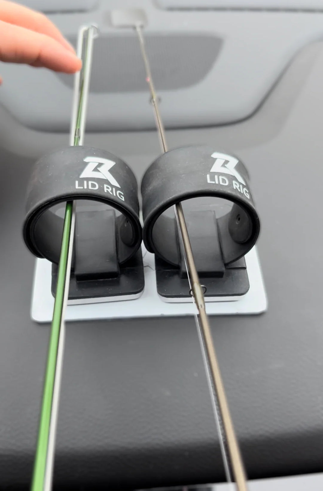Lid Rig - Mag Band - White Topo