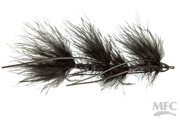 Galloup's Mini Peanut Envy - Black - Flies - Fly Fish Food