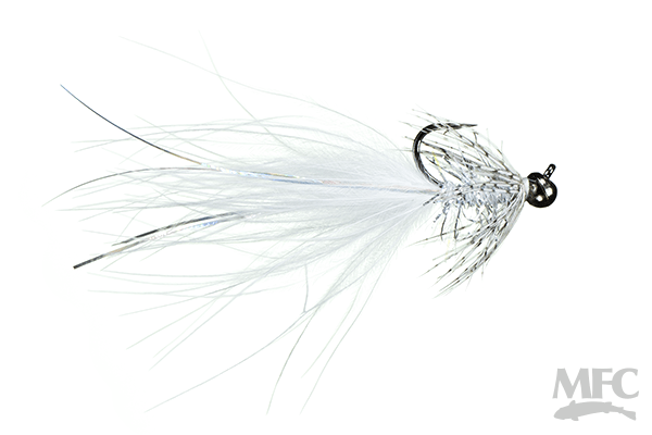 Rowley's Pitching Leech - White/Silver Bead - Flies - Fly Fish Food