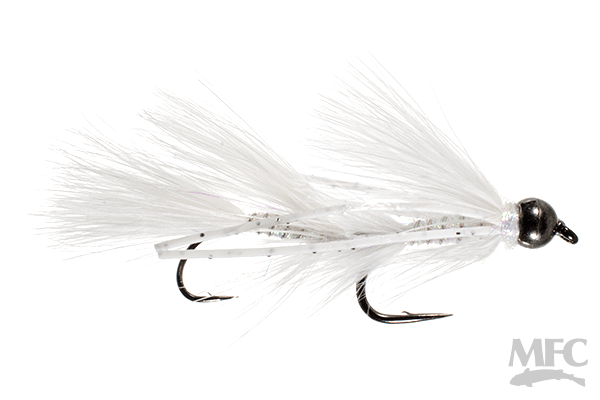 Galloup's Micro Peanut Envy - White - Flies - Fly Fish Food