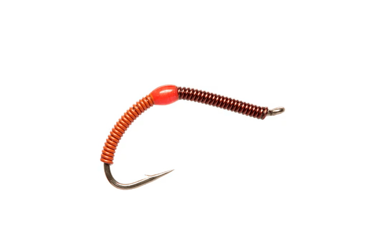 Wire Worm Red & Copper Brown - Flies - Fly Fish Food