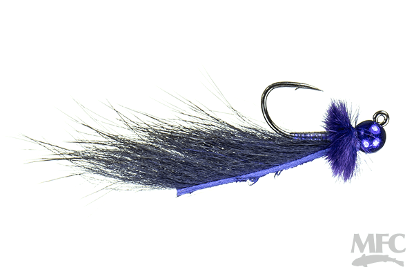 Mayer's Jig Mini Leech Lucent - Purple - Flies - Fly Fish Food
