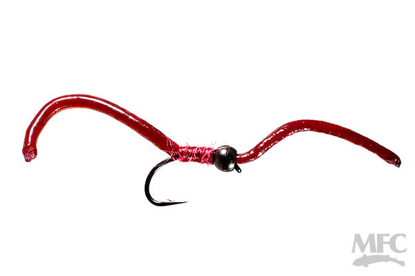 Trina's Squirm - Wine - Flies - Fly Fish Food