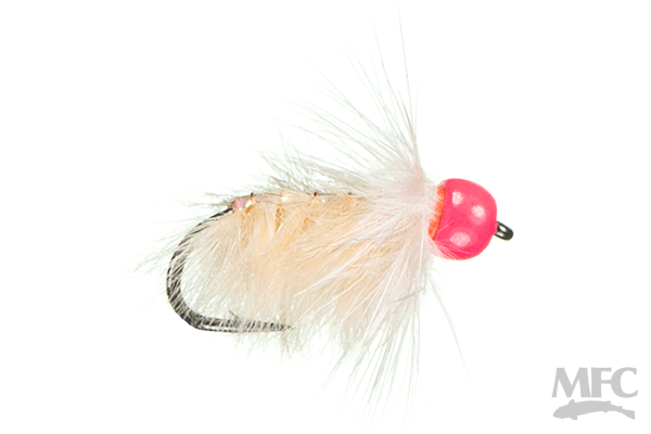 Hot Bead Soft Hackle Ray - Tan/Hot PInk - Flies - Fly Fish Food