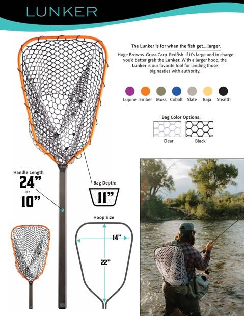 Rising Lunker Net - Nets & Accessories - Fly Fish Food
