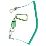 Magnetic Net Keeper, Green, w/ Net Bungee Cord