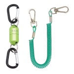 Magnetic Tool Keeper, Green, w/ Carabiners