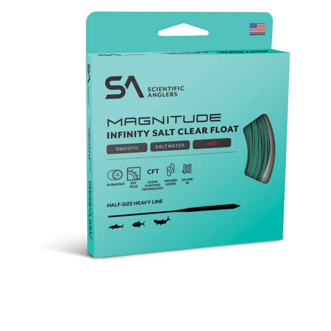 Scientific Anglers - Magnitude Infinity Salt Clear Float Fly Line - Smooth