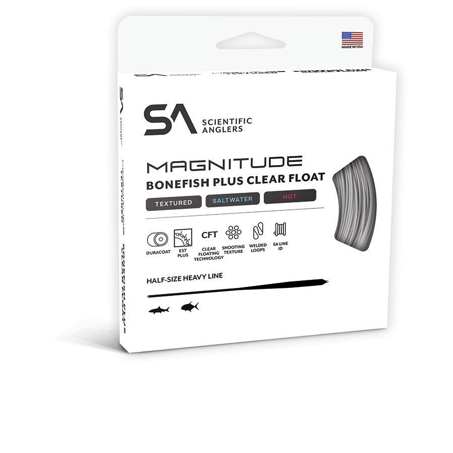 SA Magnitude Textured Bonefish Plus 10' Clear Tip - Floating - Fly Lines - Fly Fish Food