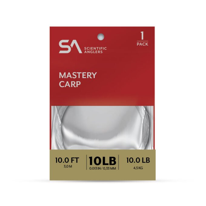 Scientific Anglers Mastery Carp Leader - 1 Pack - Tippet, Leader & Accessories - Fly Fish Food