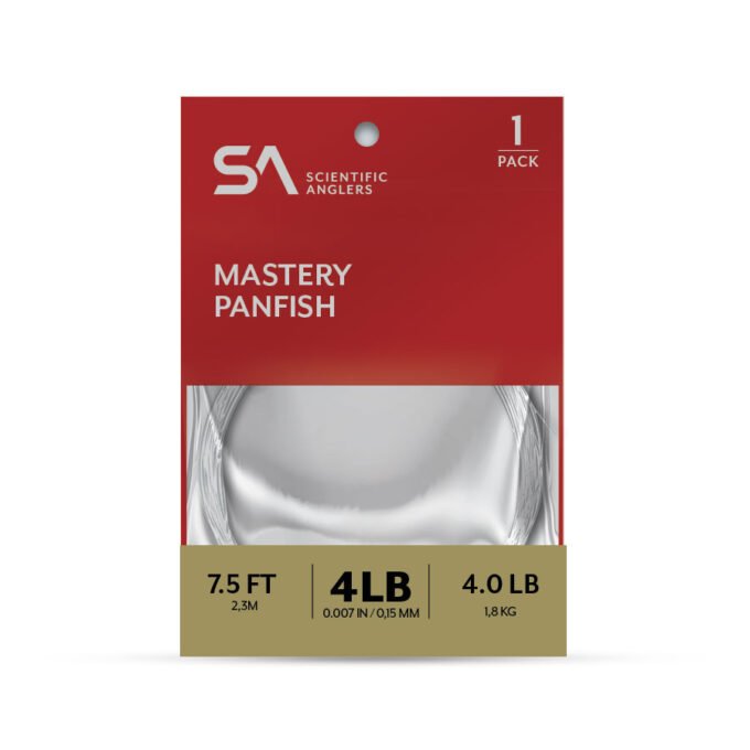 Scientific Anglers Mastery Panfish Leader - 1 Pack - Tippet, Leader & Accessories - Fly Fish Food