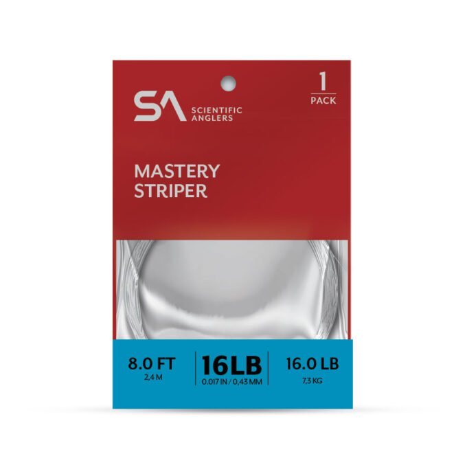 Scientific Anglers Mastery Striper Leader - 1 Pack - Tippet, Leader & Accessories - Fly Fish Food