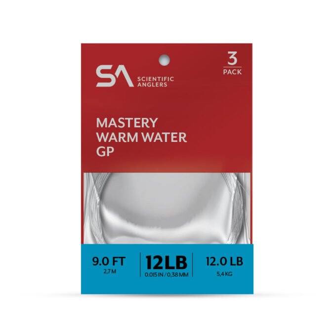Scientific Anglers Mastery Warmwater GP - 3 Pack - Tippet, Leader & Accessories - Fly Fish Food