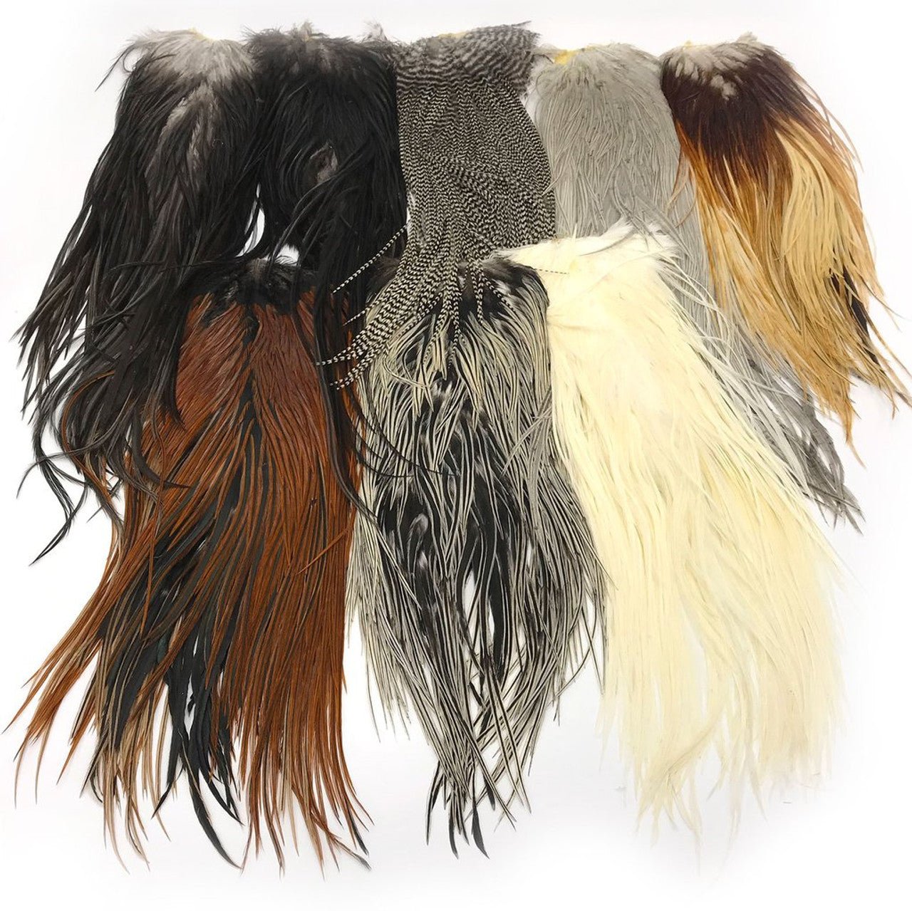 注目ブランド Grade Cape Neck Rooster Metz 値下げ Hackle＃3・Brown