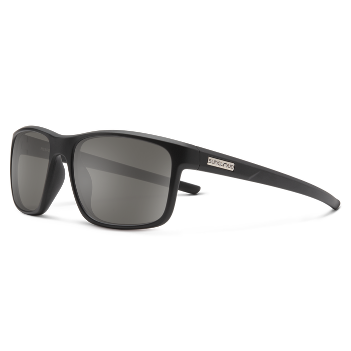 Suncloud Respek - Matte Black - Polarized Gray