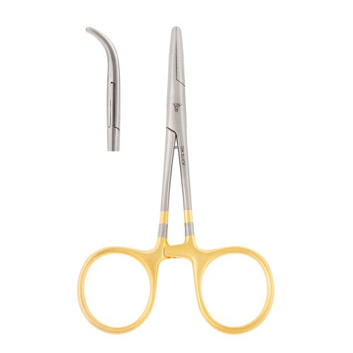 Standard Clamp, 5", Gold Loops, Curved