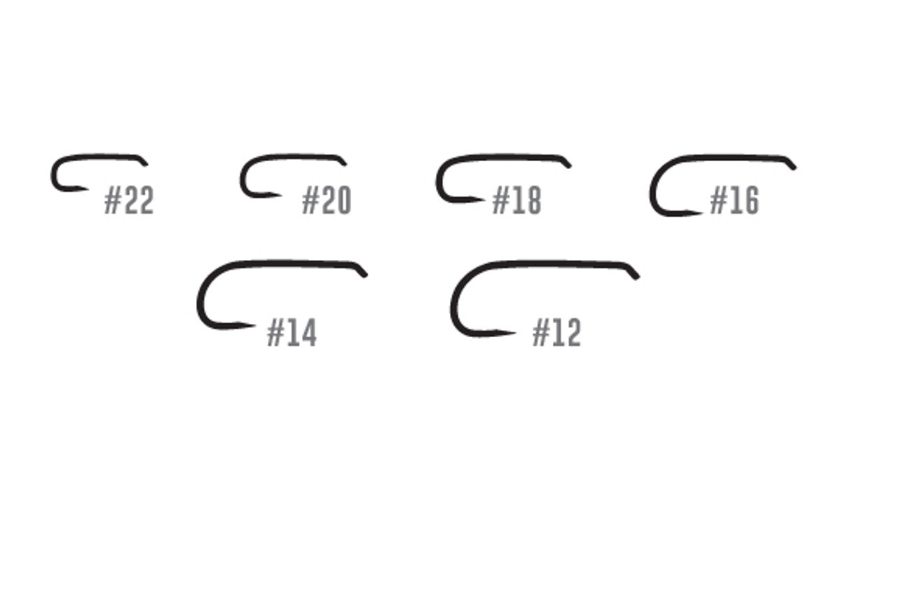 TMC 100BL Barbless Dry Fly Hook 100 PK