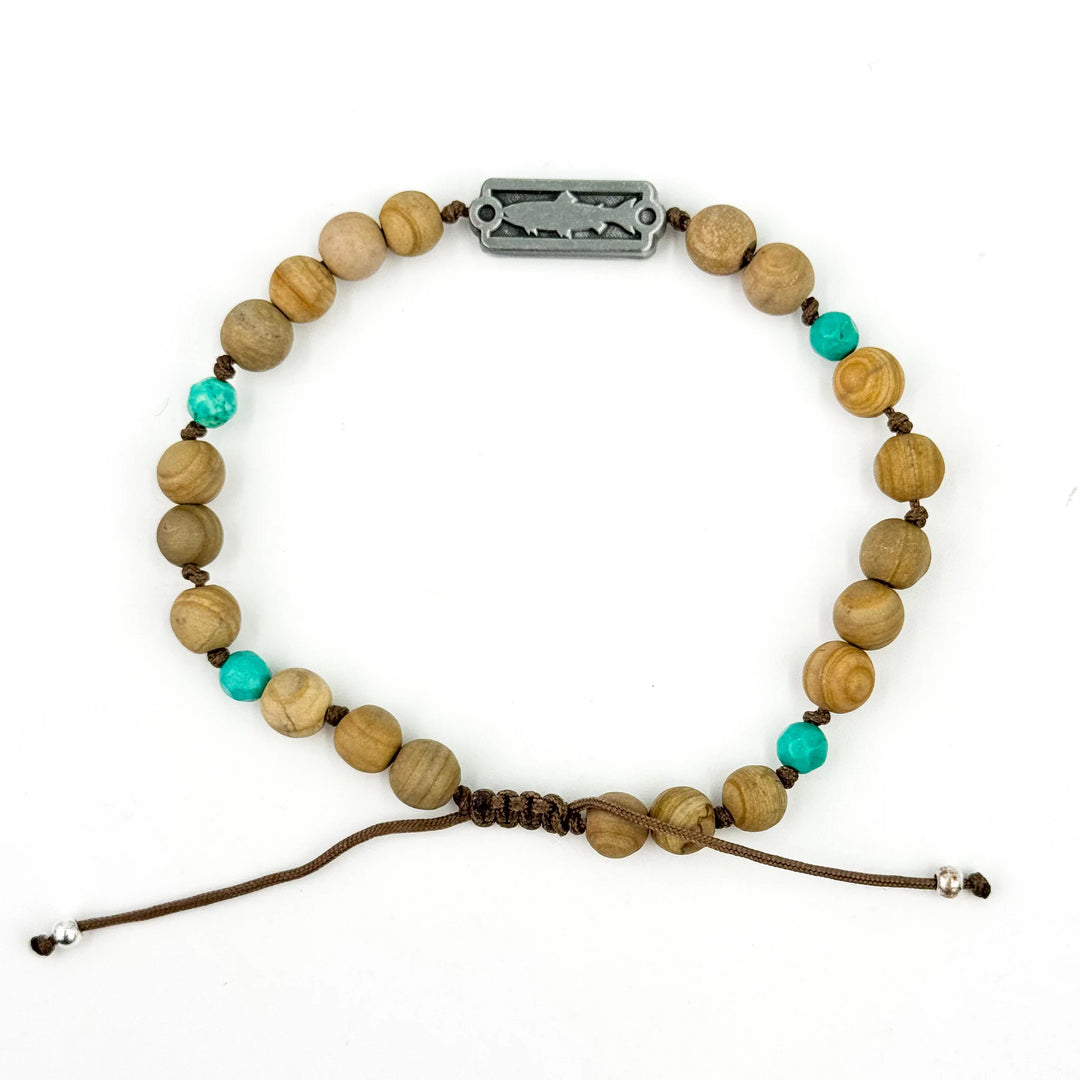 Sight Line Provisions - Trout Sandalwood + Turquoise Beads