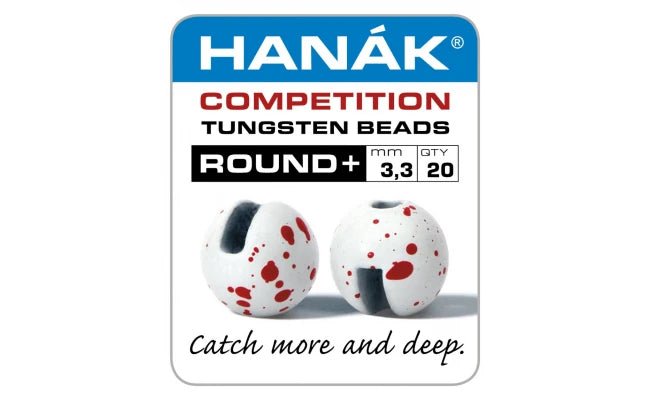 Hanak Round+ Slotted Matte Tungsten Beads - Beads - Fly Fish Food