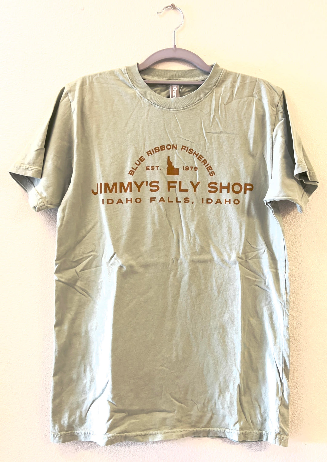 Jimmy's Short Sleeve T-Shirt - Light Green Logo