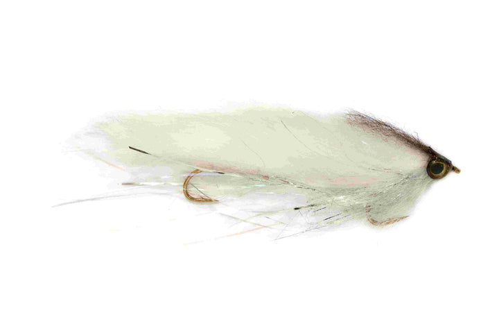 Snake Bait - White - Flies - Fly Fish Food