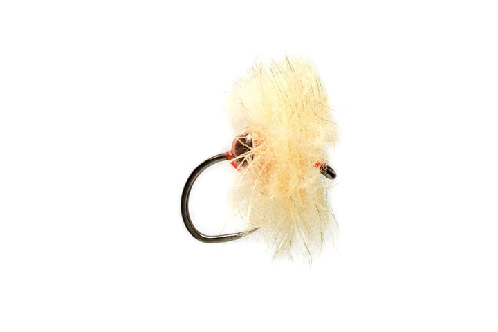 Olsen's Tungsten Taco Egg Fl. Peach Barbless - Flies - Fly Fish Food