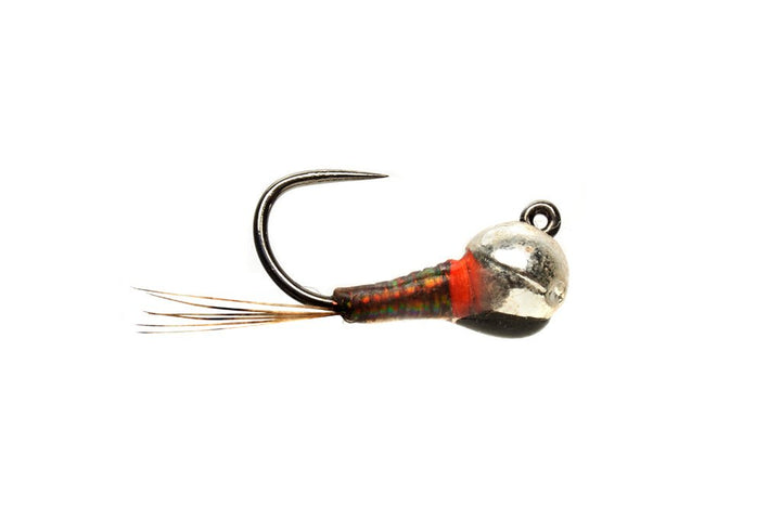 Olsen's Lite Brite Perdigon UV Orange - Barbless - Flies - Fly Fish Food