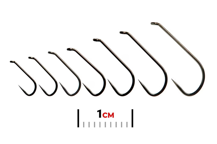 Fulling Mill 5160 Complete Dry Hook Black Nickel Barbless