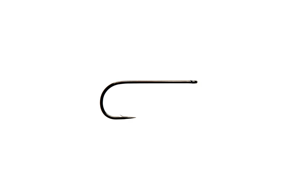 Fulling Mill 6060 Predator Hook Black Nickel Barbed, single hook side view