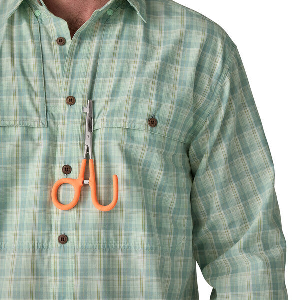 Patagonia - Men's Long-Sleeved Island Hopper Shirt -  Dipper: Rinsed Green